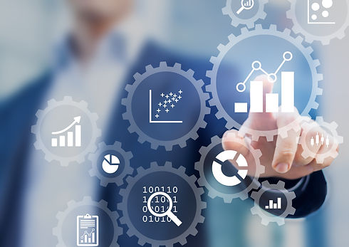 Business data analytics and robotic proc