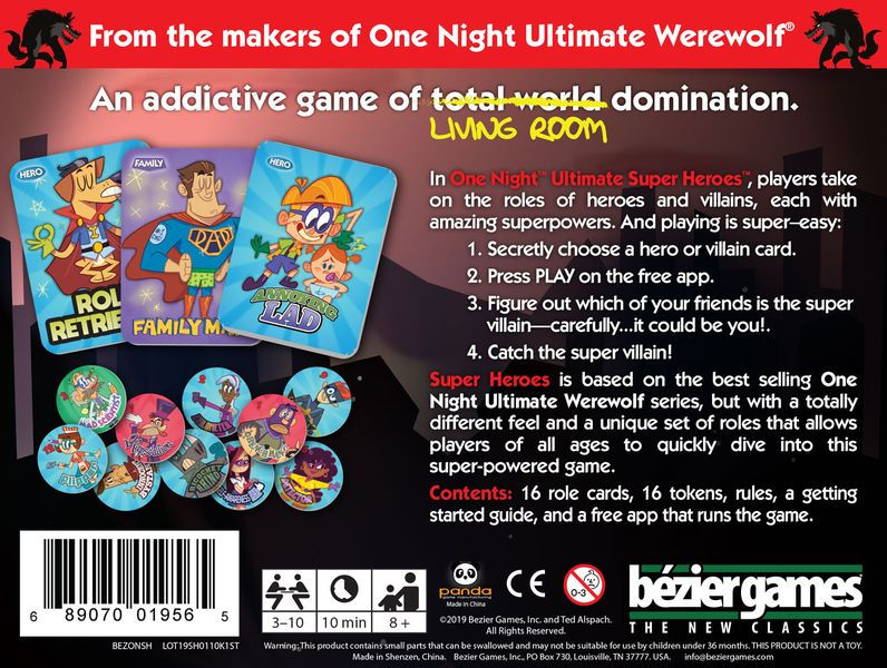 Thumbnail: One Night Ultimate Super Heroes