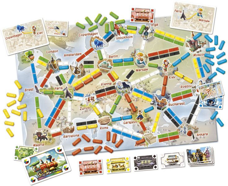 Thumbnail: Ticket to Ride: First Journey (Europe)