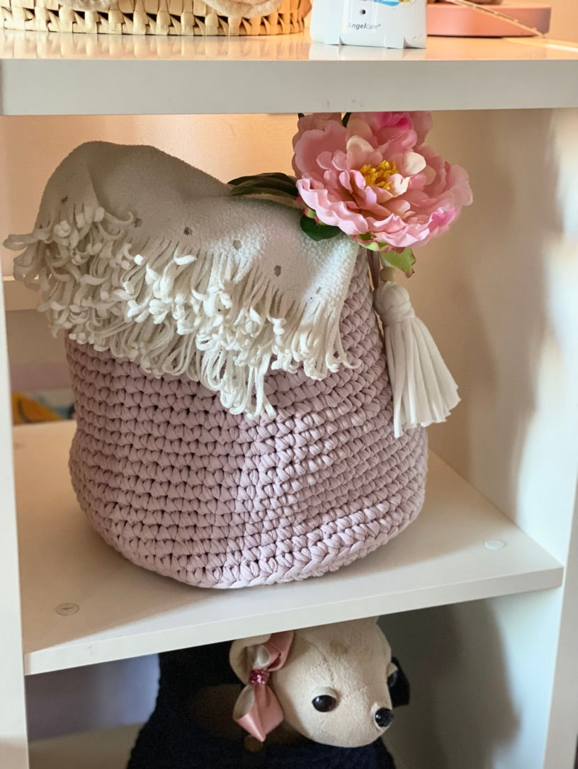 Thumbnail: Cesto portaoggetti, portagiochi Basic con due manici