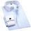 Thumbnail: Men’s Formal French Cuff Tuxedo Dress Shirt – Standard‑Fit, Long Sleeve