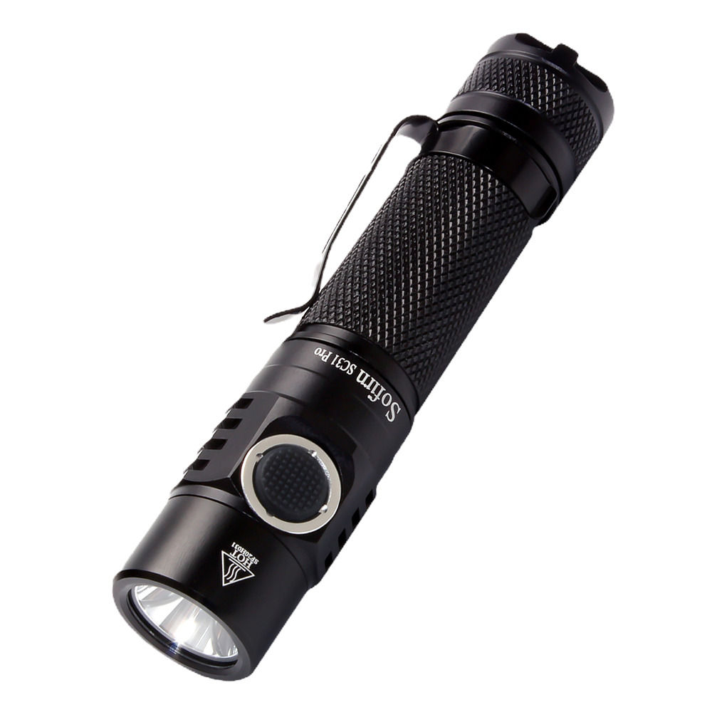 SC31 Pro LED Flashlight – 2000lm, USB-C Rechargeable, Waterproof, Portable