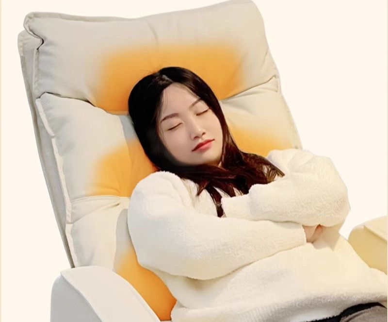 Thumbnail: Modern Minimalist Swivel Desk Chair – Wood Panel Frame, Foam Cushion, No Armrest