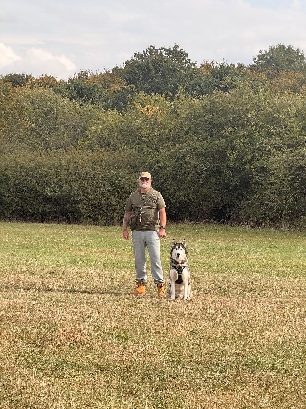 Dog enjoying a walk with Precious Pawz in Wickford