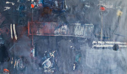 Paisagem com flores luminosas