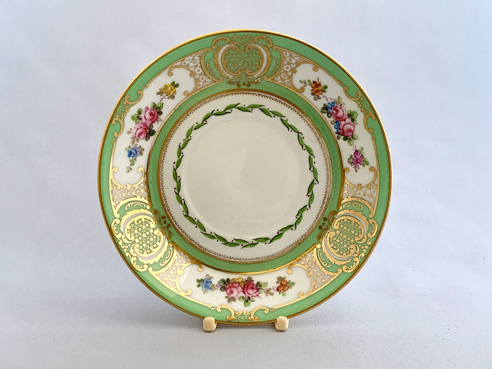 Thumbnail: Royal Crown Derby demitasse cup and saucer