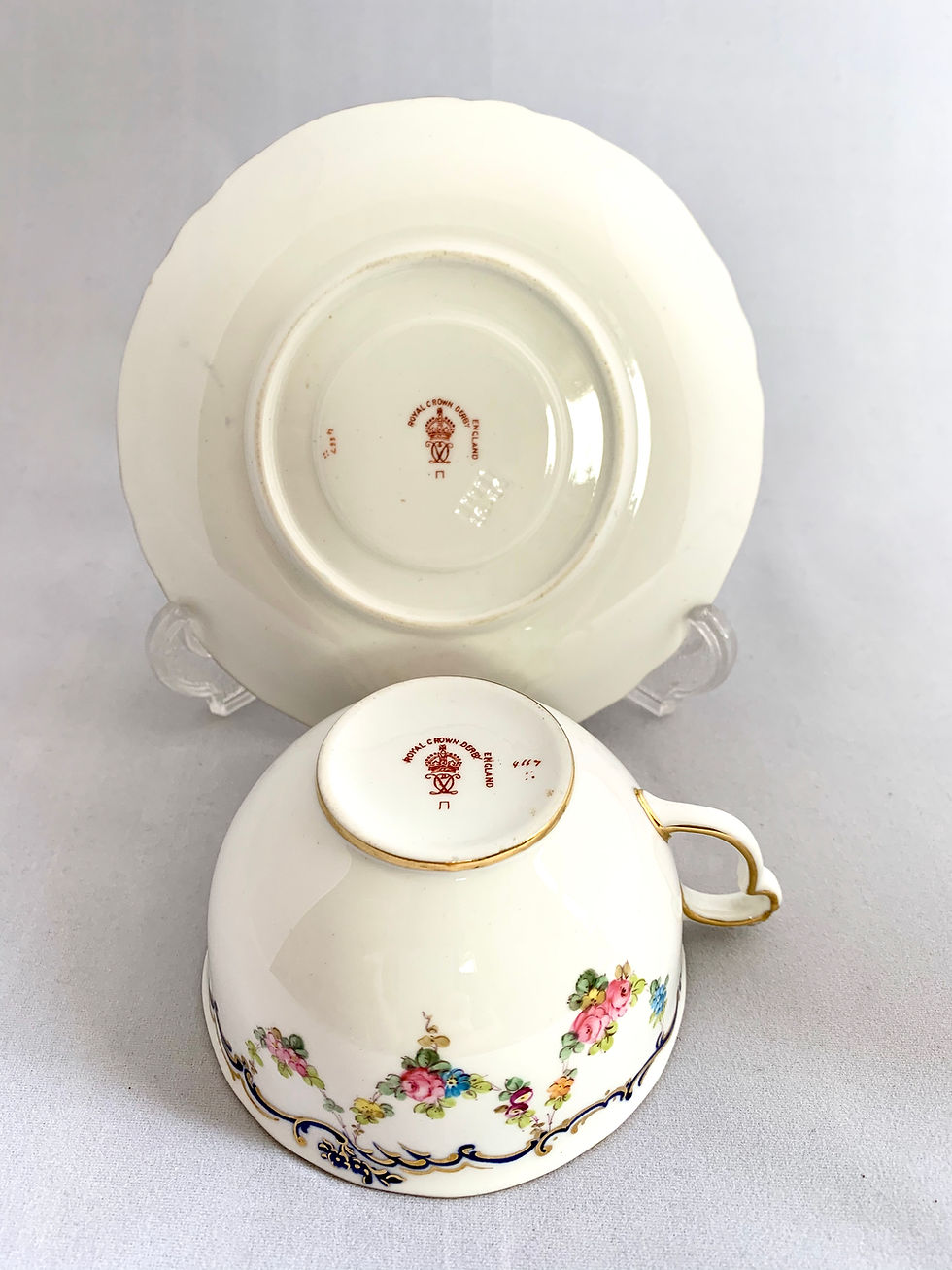 Thumbnail: Royal Crown Derby cup and saucer