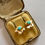 Thumbnail: Pair of turquoise Egyptian style earrings