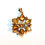 Thumbnail: Edwardian style citrine and pearl pendant brooch