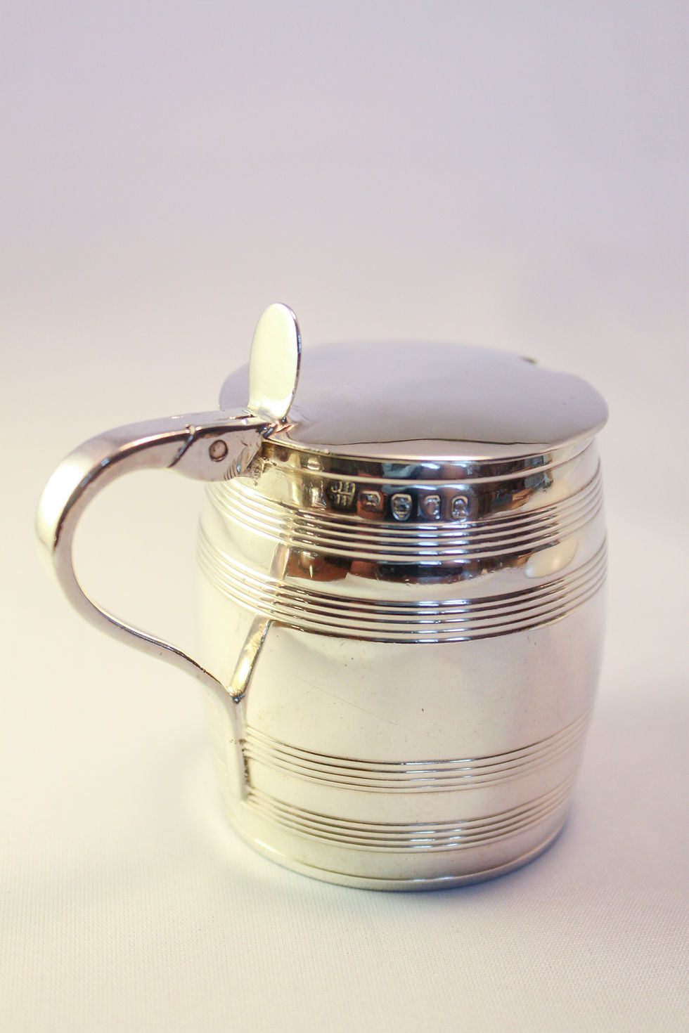 Thumbnail: Georgian silver mustard pot