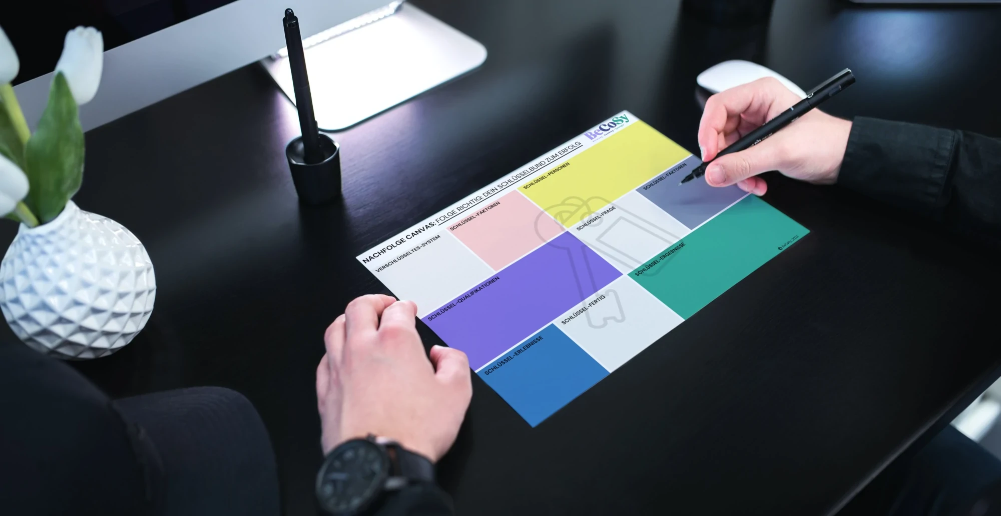 BeCoSy Grafik Nachfolge-Canvas Ergebnisbericht | Nachfolge Coaching Berlin