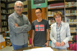 Con Tiziano Arrigoni e Kun Sang