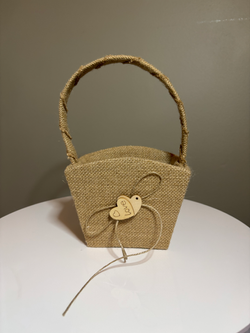 Burlap Basket
