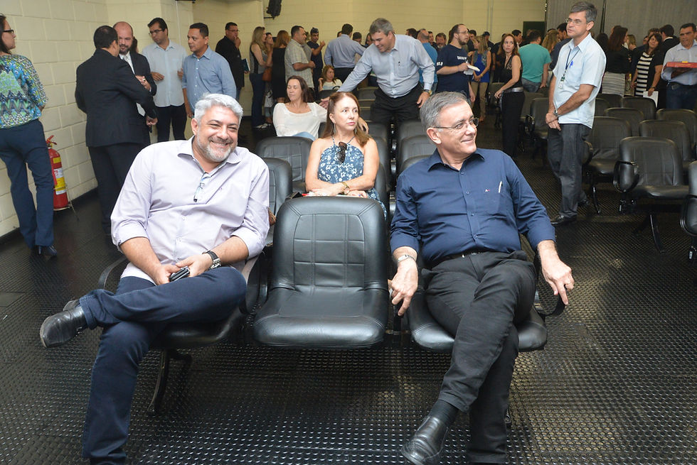 Mario Bastos (Secretário de Cidadania) e José Crespo (Prefeito)
