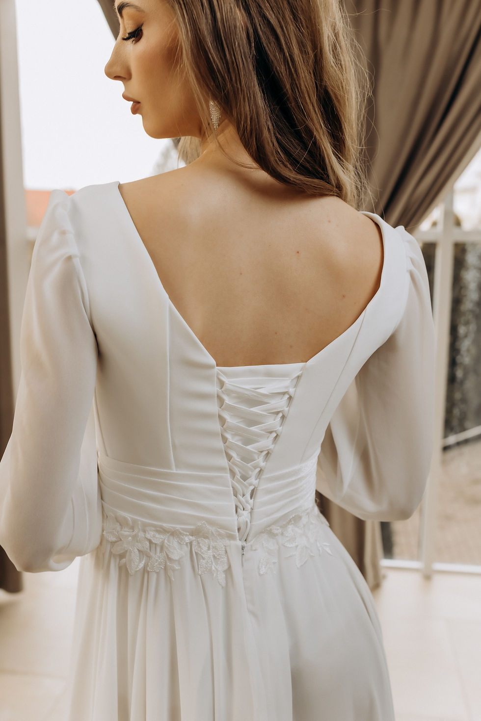 Прев'ю: Сукня з тканини мульти-шифон