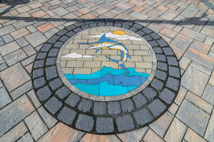 leaping marlin inlay
patio design ideas
patio inlay