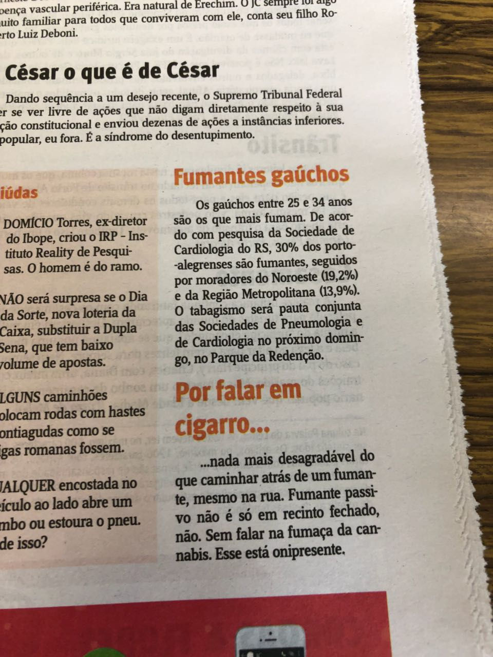 Dia Mundial SEM Tabaco - JC