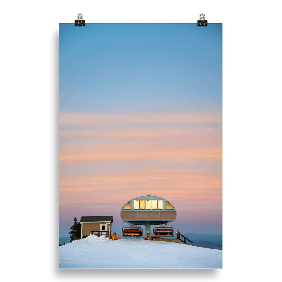 Thumbnail: okemo summit gradient poster