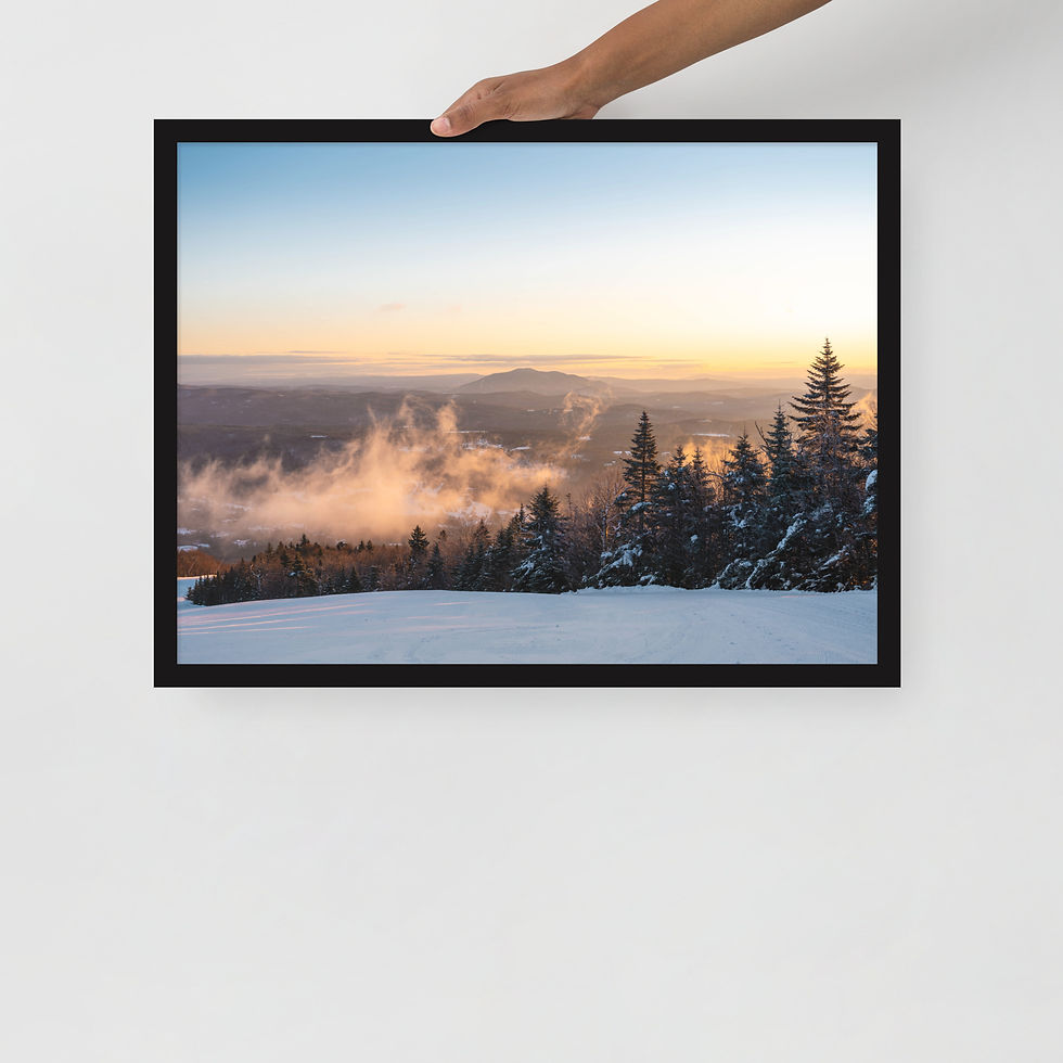 Thumbnail: mount ascutney morning fog framed