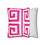 Thumbnail: Pink Greek Key Pillow 