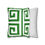 Thumbnail: Green Greek Key Pillow