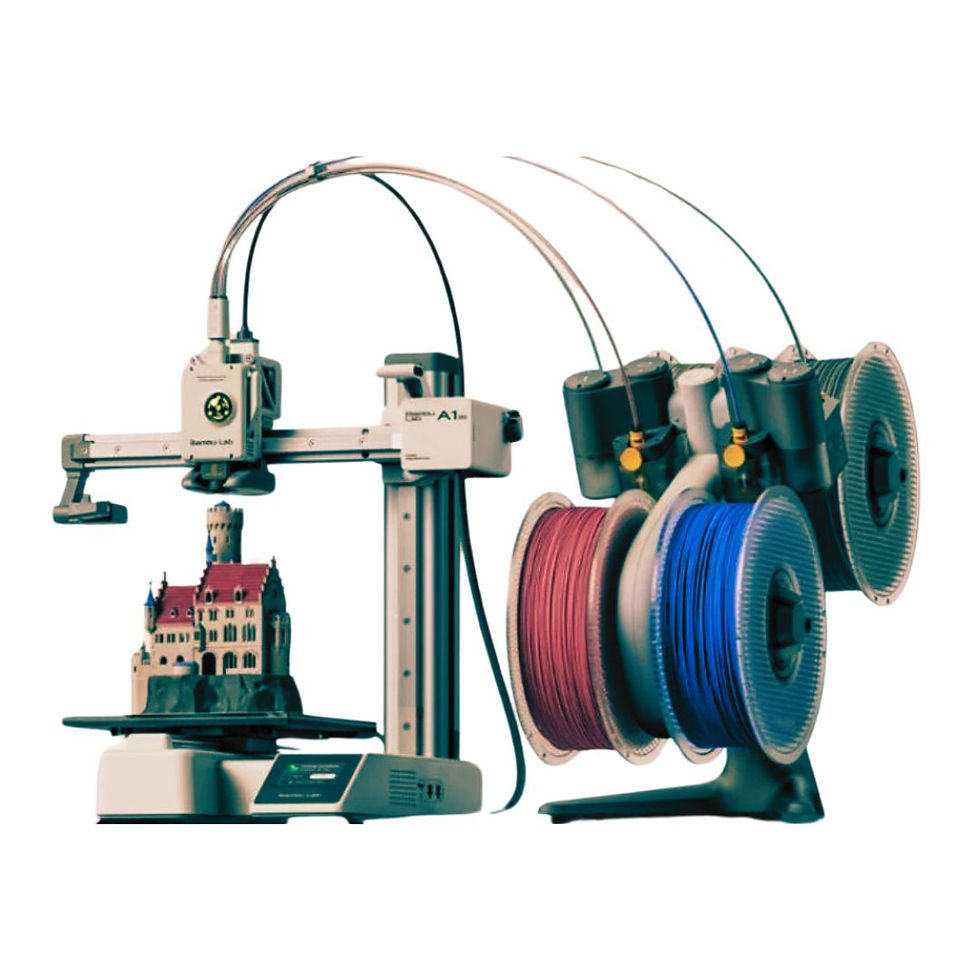 Thumbnail: Bambu Lab A1 mini combo 3D Printer with AMS lite
