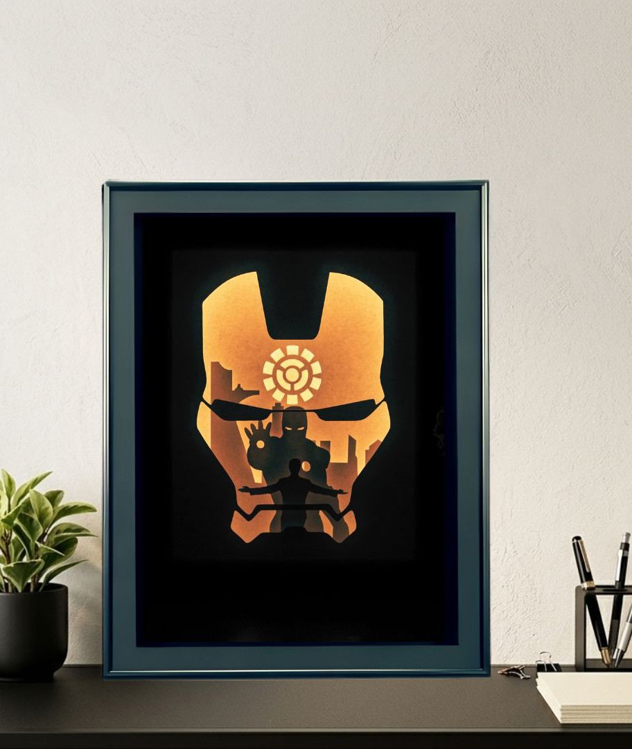 Arc Reactor Shadow Box