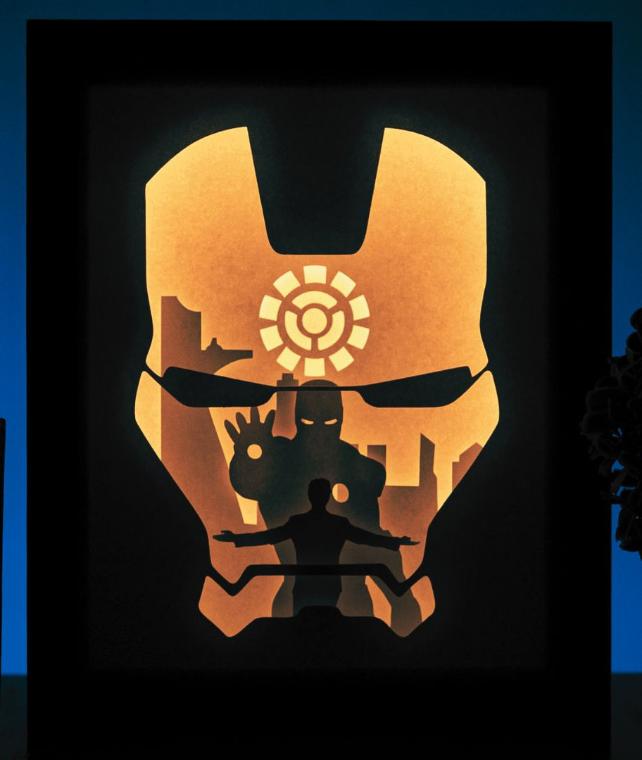 Arc Reactor Shadow Box