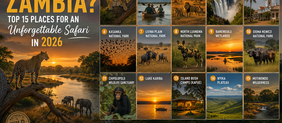 Where Should You Go in Zambia? Top 15 Places for an Unforgettable Safari in 2026
