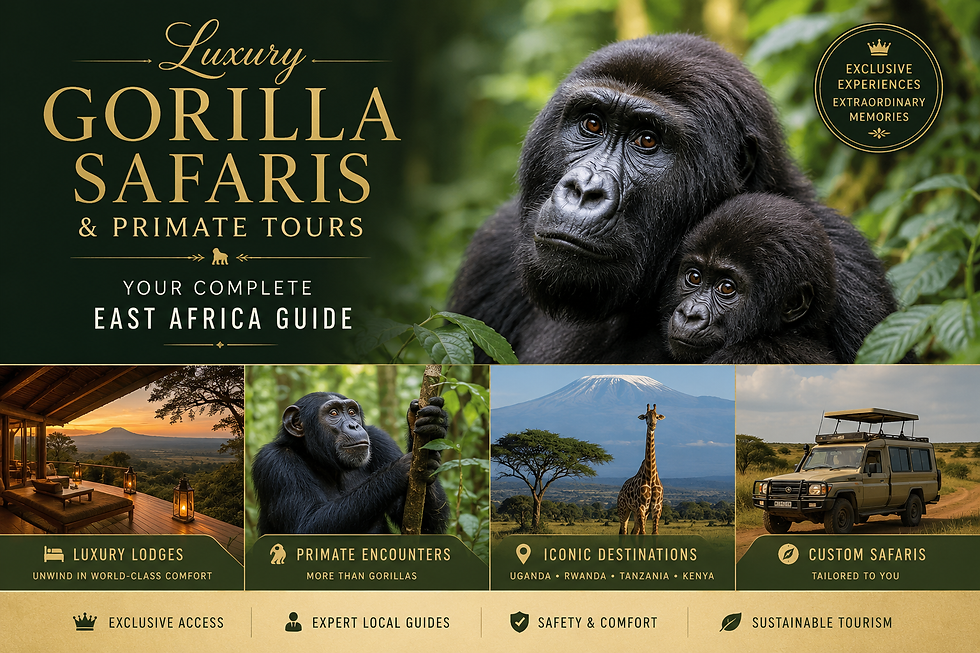 Luxury Gorilla Safaris & Primate Tours: Your Complete East Africa Guide