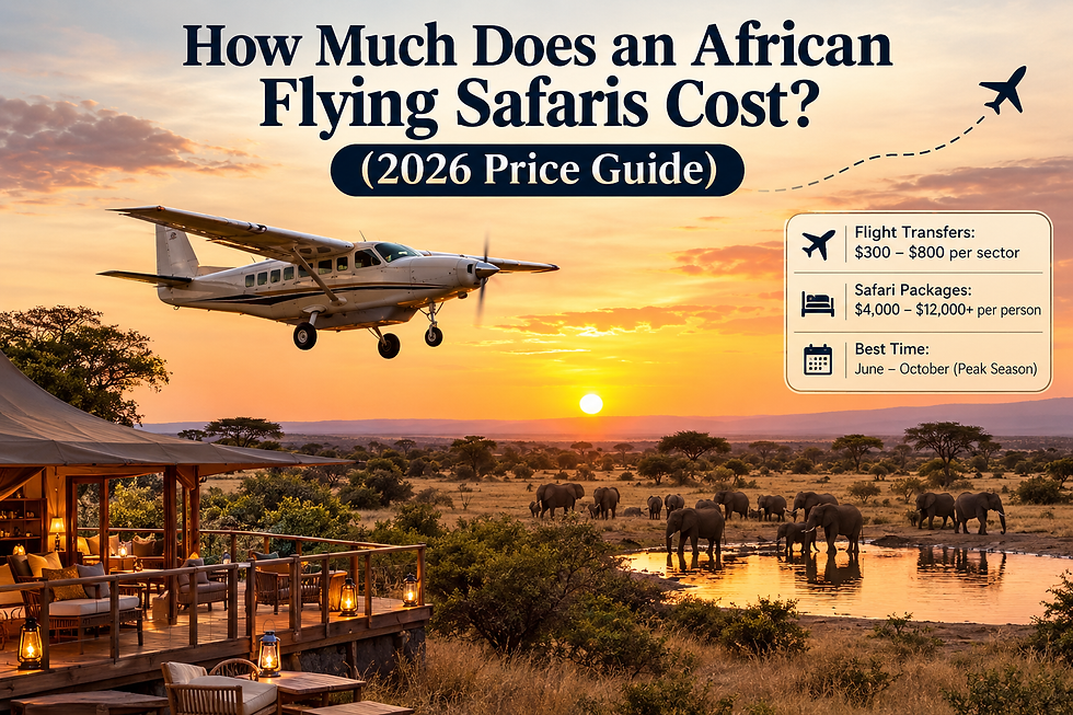 How Much Does an African Flying Safaris Cost? (2026 Price Guide)