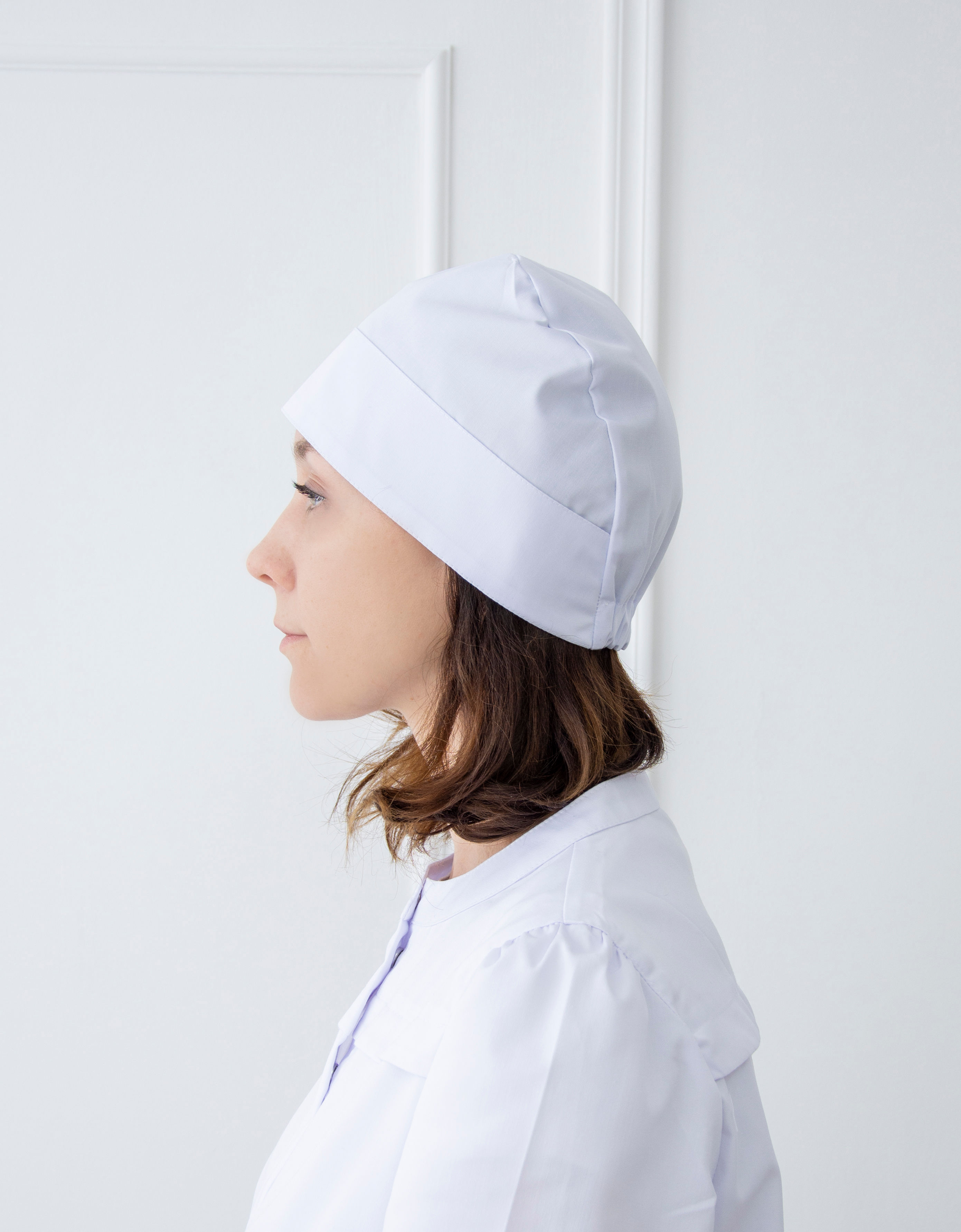 Чепчик медицинский на резинке ТиСи Белый