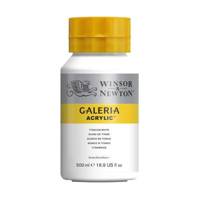 Galeria Akrylfärg 500 ml Titanium White 644