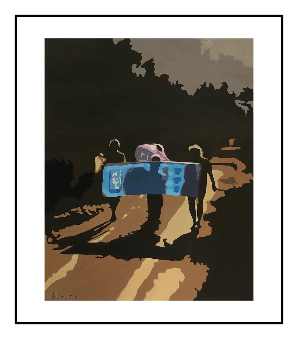 Thumbnail: Sommar Konsttryck 59,5 x 68,5 cm