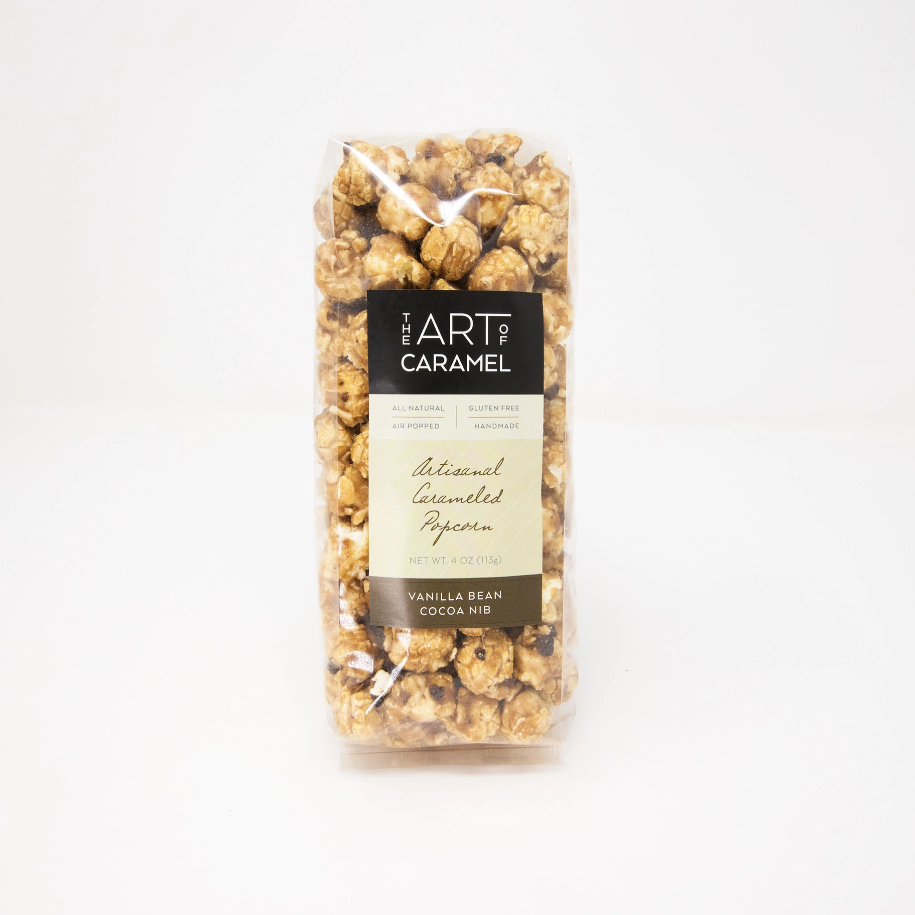 Vanilla Bean Cocoa Nib Caramel Popcorn