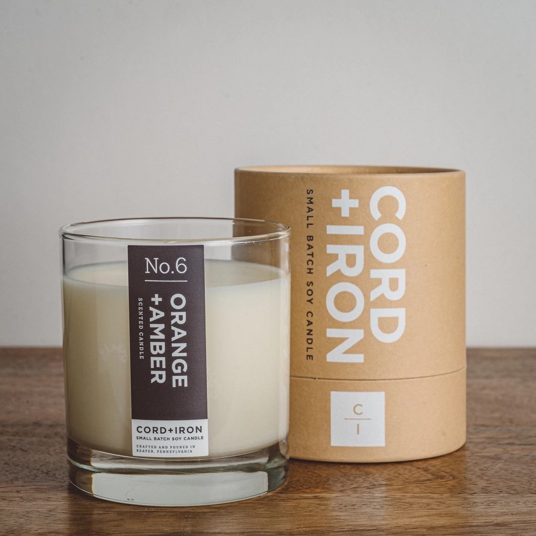Orange & Amber Candle