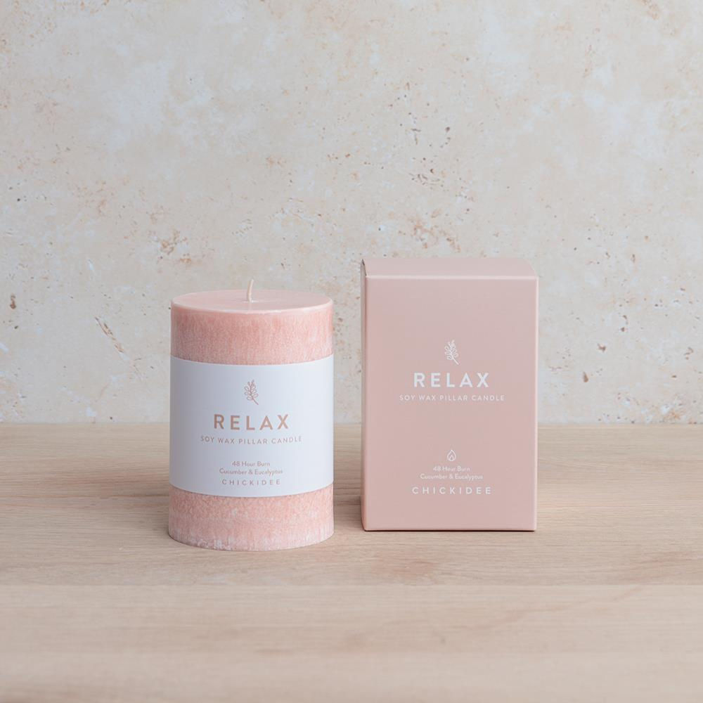Relax Pillar Candle Medium