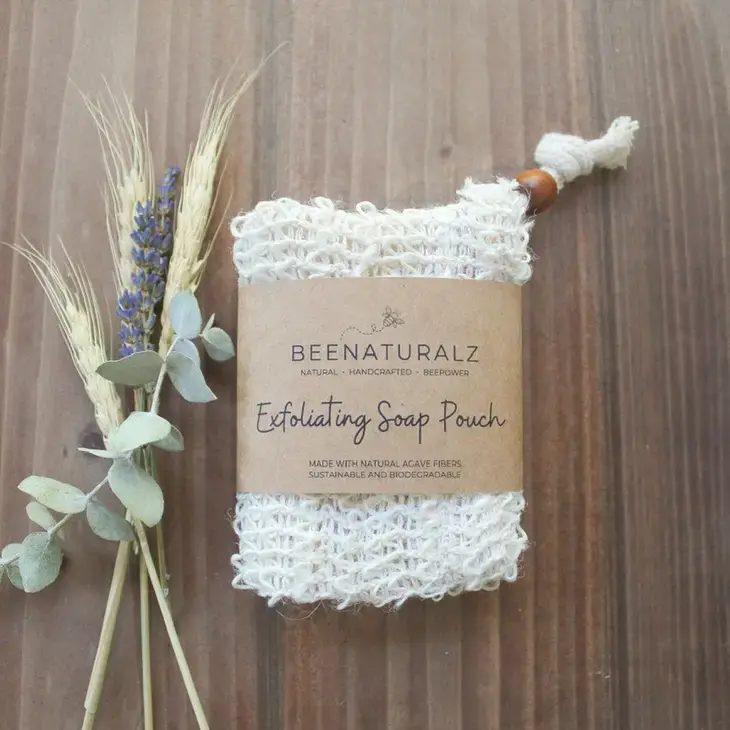 Natural Sisal Exfoliating Soap Pouch