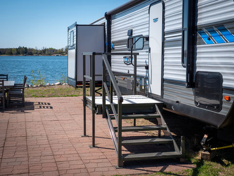 4x4 aluminum deck painted finish