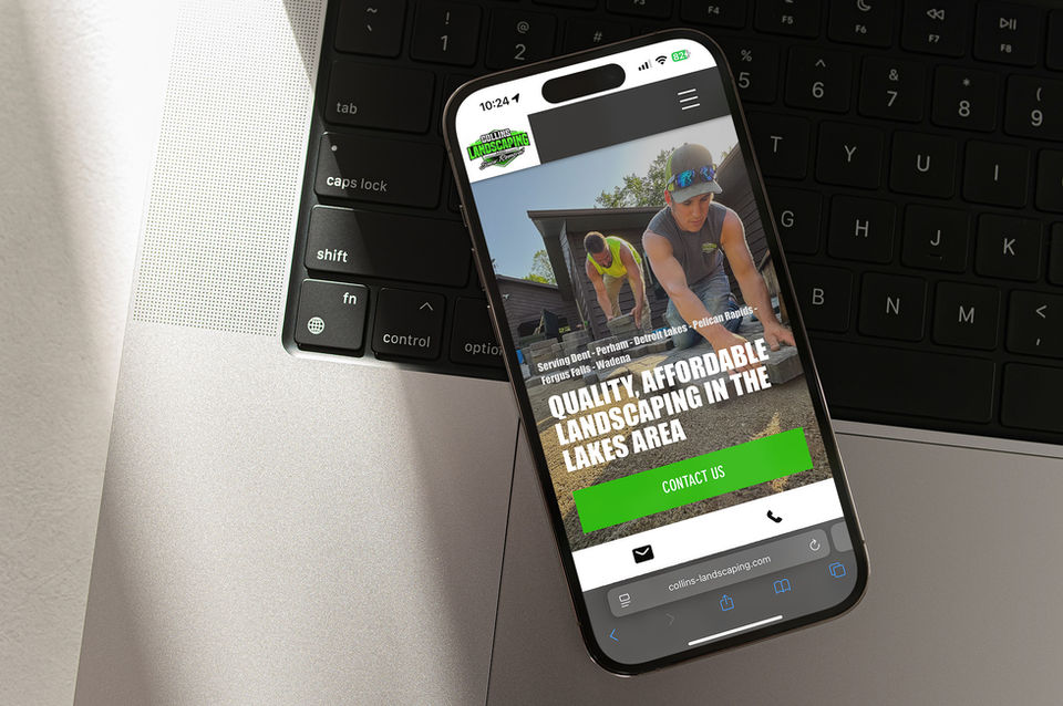 Landscaping company website designer