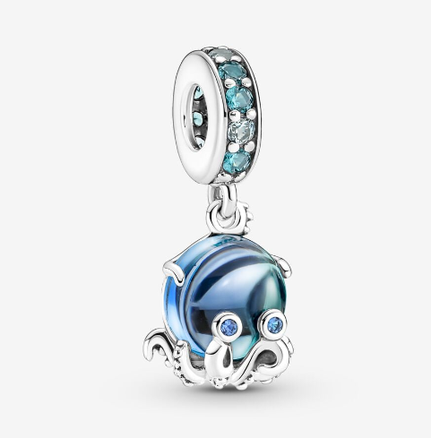 Charm Colgante de Pulpo Murano