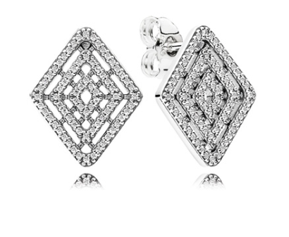 Aretes Rombo Zirconia