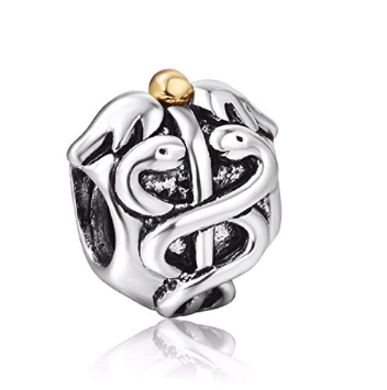 Charm Simbolo de Caduceo