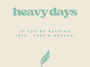 If you’re reading this… take a breath