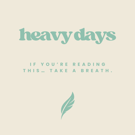 If you’re reading this… take a breath