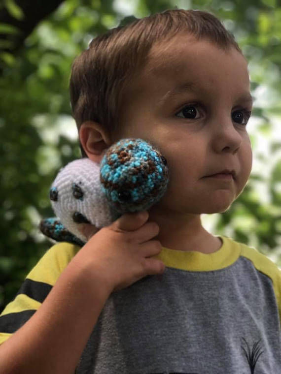 Thumbnail: Crochet Amigurumi Snail with safety eyes