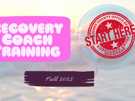 Recovery Coach Cohort Training - Summer 2025