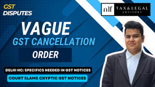 GST registration cancellation notices must provide specific reasons