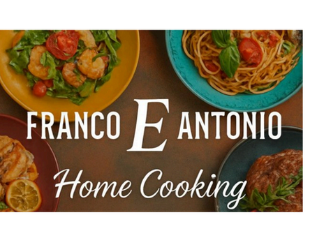 Introductory image of Franco and Antonio, home cooking in Lanzarote.