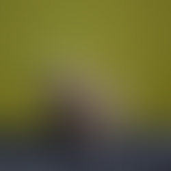 The waters of the Green Charco seen up close with a local pinata in the foreground